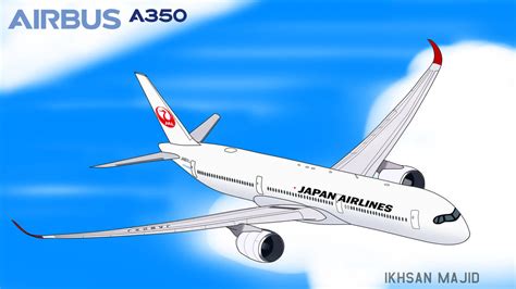 A350 Japan Airlines by IkhsanMajid on DeviantArt