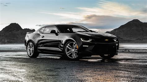 Chevy Camaro 2022 Black Wallpaper