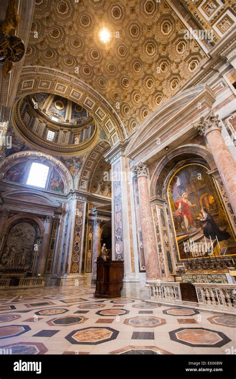 Interior detail of Saint Peter's Basilica Stock Photo - Alamy