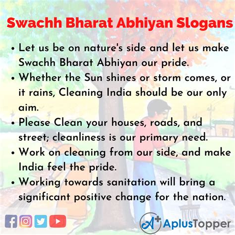 Swachh Bharat Abhiyan Slogans | Unique and Catchy Swachh Bharat Abhiyan ...