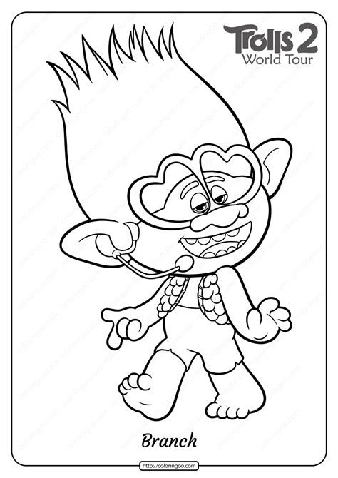 40 trolls coloring pages for kids afb – Artofit