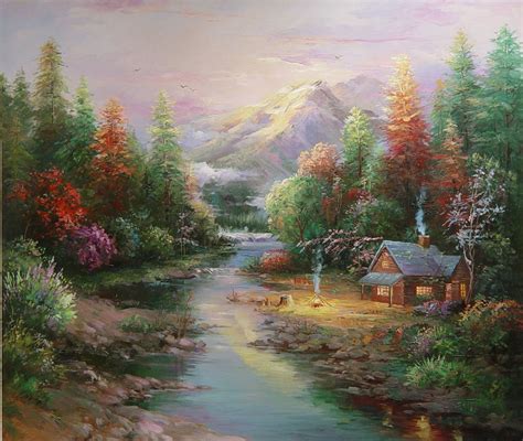 Beautiful Landscape Oil Paintings - Full Image