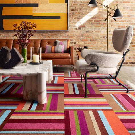 Colorful Modular Carpet Tiles from FLOR | In Seven Colors - Colorful ...