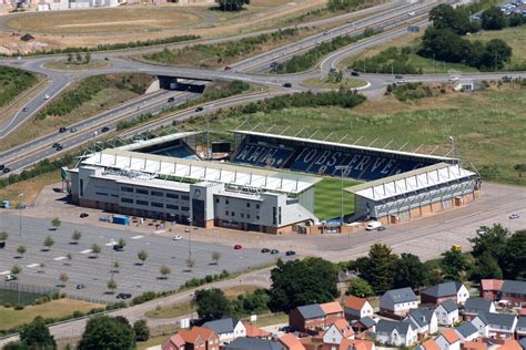 Colchester United Football Stadium - aerial image | Aerial images ...