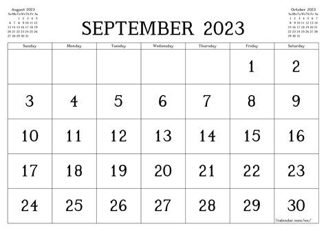 Calendar 2023 September 2023 – Get Calendar 2023 Update