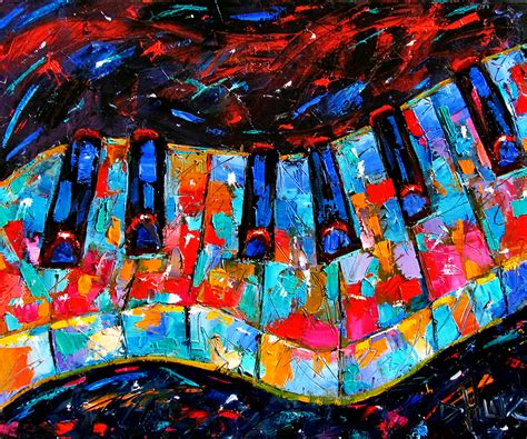 Debra Hurd Original Paintings AND Jazz Art: Abstract piano art painting ...