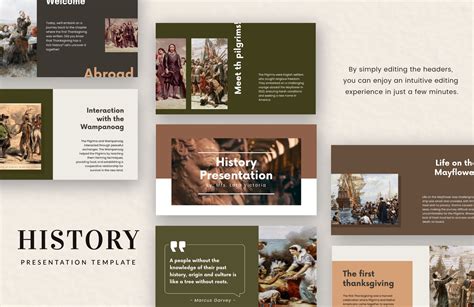 History Presentation Template in PowerPoint, PDF, Google Slides, Apple ...