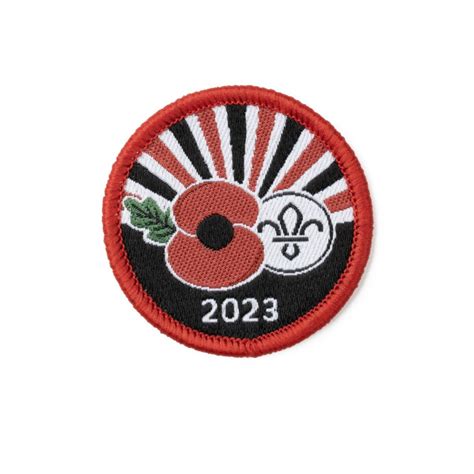 Poppy 2023 Badge – Glenrothes Scout Shop