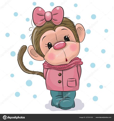 Cartoon Baby Girl Monkey Images