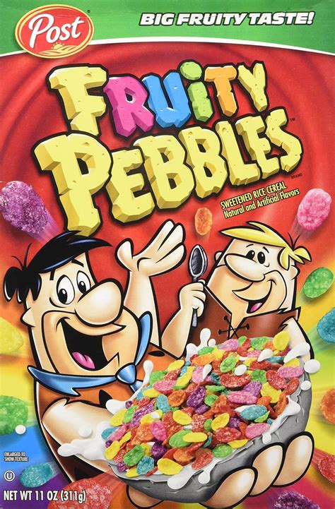 Amazon.com: Post Fruity Pebbles Cereal, 11-Ounce Boxes (Pack of 4 ...