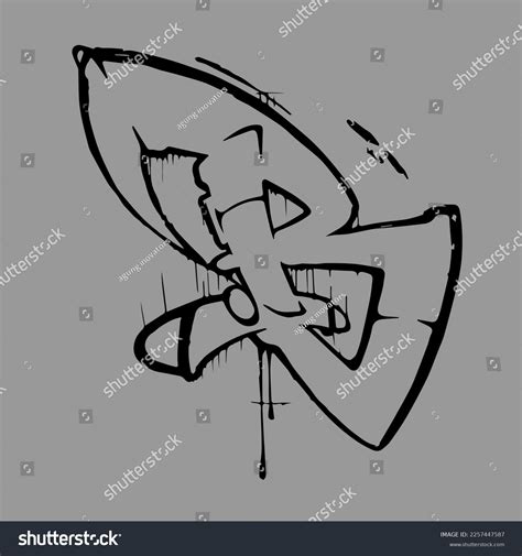 Cool Letter B Graffiti Style Stock Vector (Royalty Free) 2257447587 ...