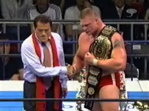 Pillar to Post: Brock Lesnar: New IWGP Champion