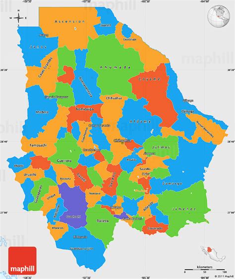 Map Of Chihuahua Mexico – Verjaardag Vrouw 2020