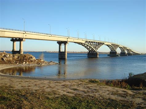 Saratov Bridge - Wikipedia, the free encyclopedia | Bridge, Tyumen, Russia