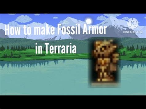 How to craft Fossil Armor in Terraria - YouTube