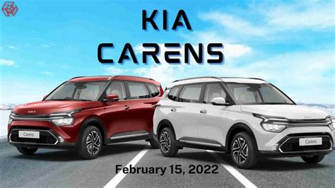 The launch date for the Kia Carens in India has been announced ...