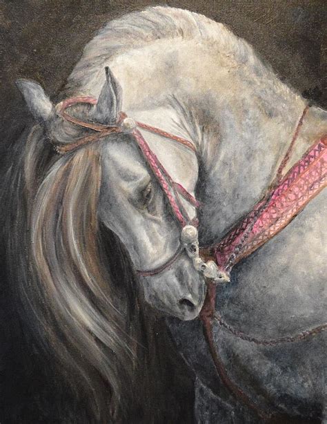 Andalusian horse Painting by Renee Erickson - Fine Art America