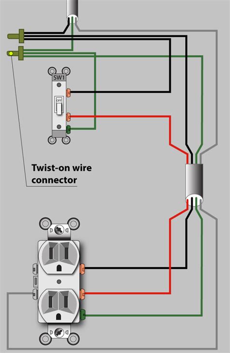 Wire Light Switch Off Outlet