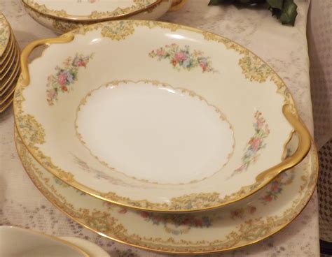 Antique 1933 Noritake Alvin 56 pc Fine China Complete Set for 8 For ...