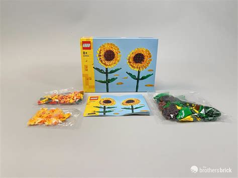 LEGO 40524 Sunflowers - TBB Review - 2AVTP-3 - The Brothers Brick | The ...