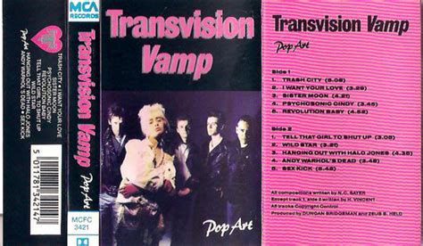 Transvision Vamp – Pop Art (1988, Cassette) - Discogs