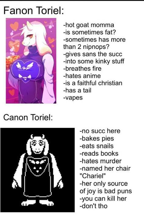 CANON VS FANON 2 | Undertale Amino