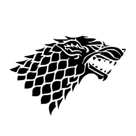 Game of Thrones - House Stark Sigil Stencil 2 | Free Stencil Gallery