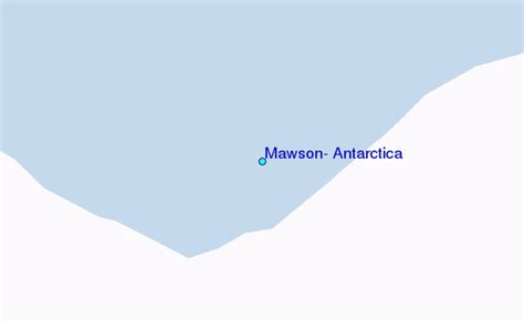 Mawson, Antarctica Tide Station Location Guide