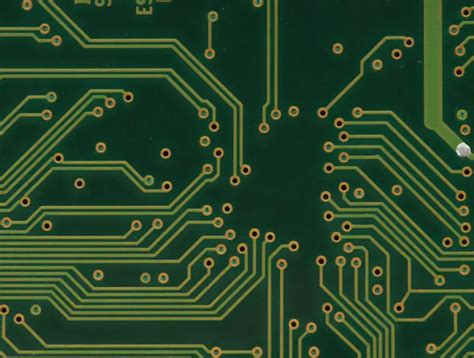 Photo of a Green PCB – Printed Circuit Board Texture Background