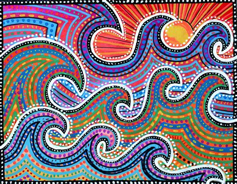 ABORIGINAL WAVES by Amy Hammond. @SWELL | I N S P I R E | Pinterest ...