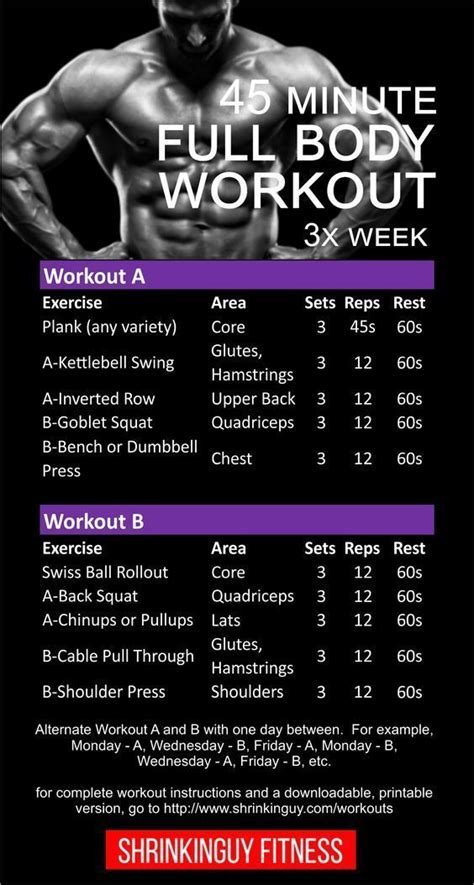 10+ 2 Days A Week Full Body Workout Gif - full body workout beginner