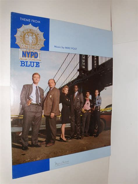 Theme From NYPD Blue (TV Show) - Piano Sheet Music - W/Cast Color Photo ...