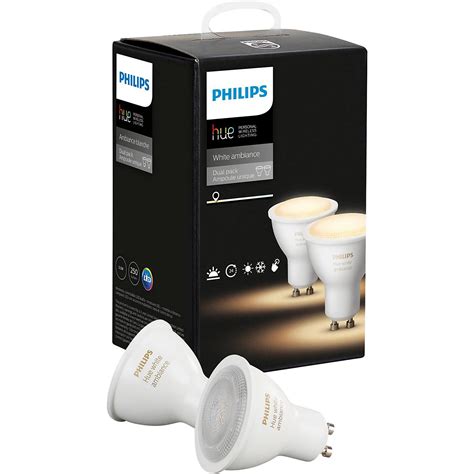 Philips Hue White Ambiance GU10 2PK | Musician's Friend