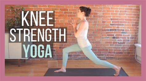 Beginner Yoga for Knee Strength - YouTube