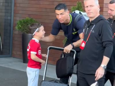 Young boy will never forget the moment Cristiano Ronaldo gave him a hug