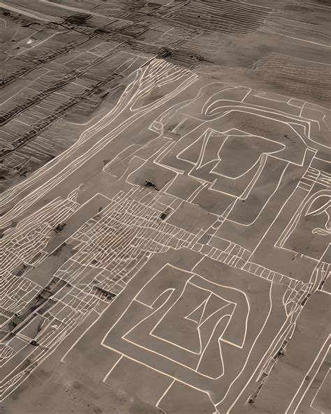 Aerial View of Nazca Lines · Creative Fabrica