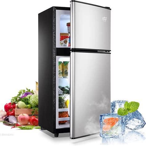 3.5cu.ft Compact Refrigerator Mini Fridge with Freezer, Krib Bling ...