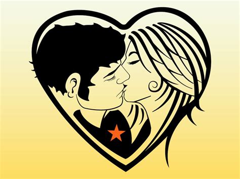 Girls Kissing Drawings : ღ♥ღ♥ KISSES ღ♥ღ♥ | Cartoon clip art, Girls ...