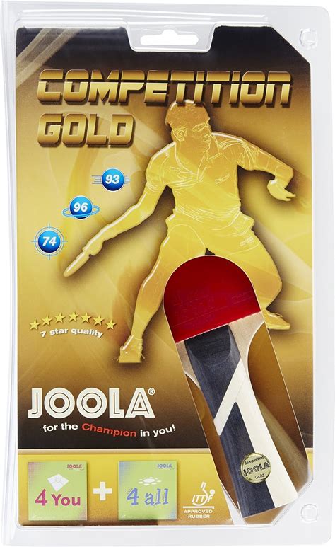 JOOLA Competition Gold Table Tennis Bat – Multi-Colour – BigaMart