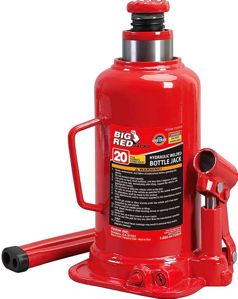 Torin Jack Hydraulic Bottle-Jack (Red, 20 Ton) : Amazon.in: Car & Motorbike