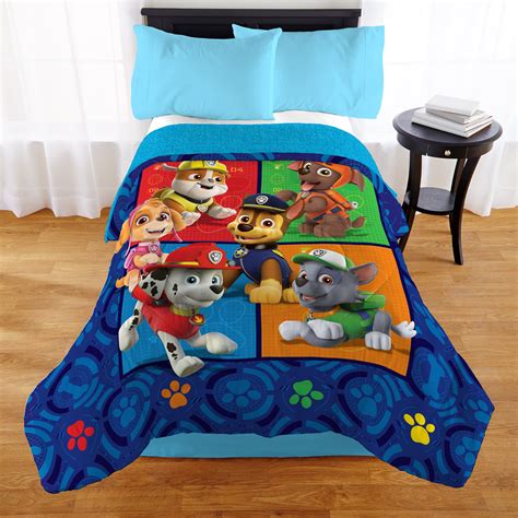 Paw Patrol Find Your Wag Kids Bedding Sherpa Twin & Full Comforter, 1 ...