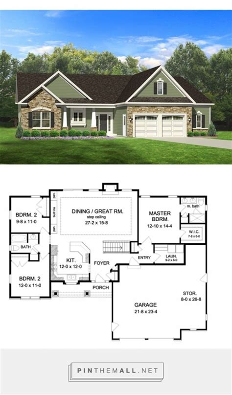 Traditional Ranch Style Home Plans