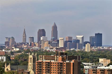 Downtown skyline Cleveland Ohio Photograph by Douglas Sacha | Fine Art ...