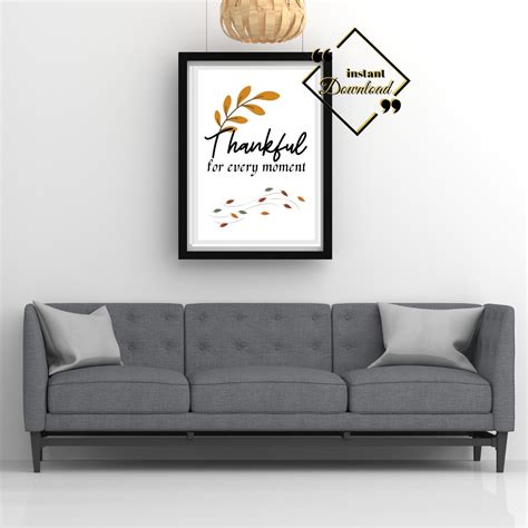 Thanksgiving Decor Fall Décor THANKFUL for Every Moment - Etsy