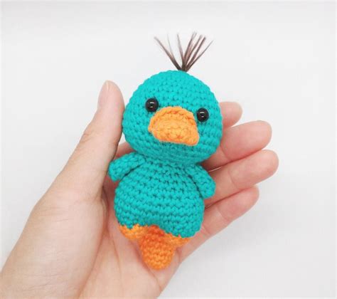 Mini Perry the Platypus Crochet Pattern Amigurumi Pattern - Etsy