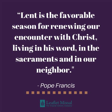 9 Inspiring Lenten Quotes & Sayings from Pope Francis | News | Leaflet ...