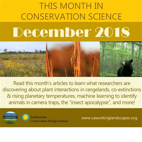 This Month in Conservation Science | May 2018 - Virginia Working Landscapes