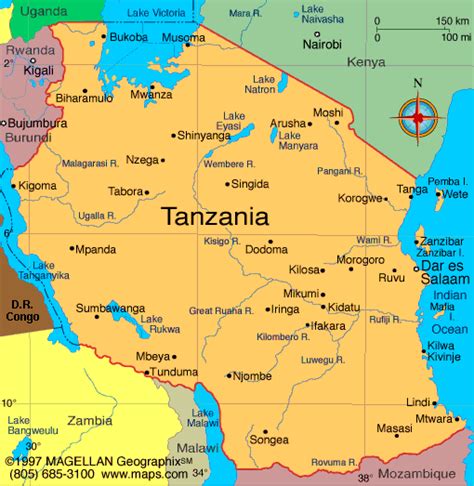 Mbeya Map and Mbeya Satellite Image