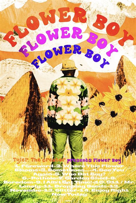 Tyler the creator flower boy artwork - masaju