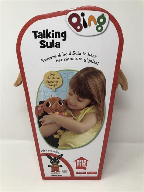 Buy Brand New Boxed Talking Sula Plush Teddy CBeebies Toy Bing Bunny ...